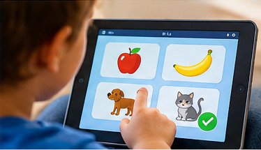 Interactive educational tablet activity