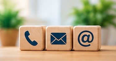 Contact and communication illustration