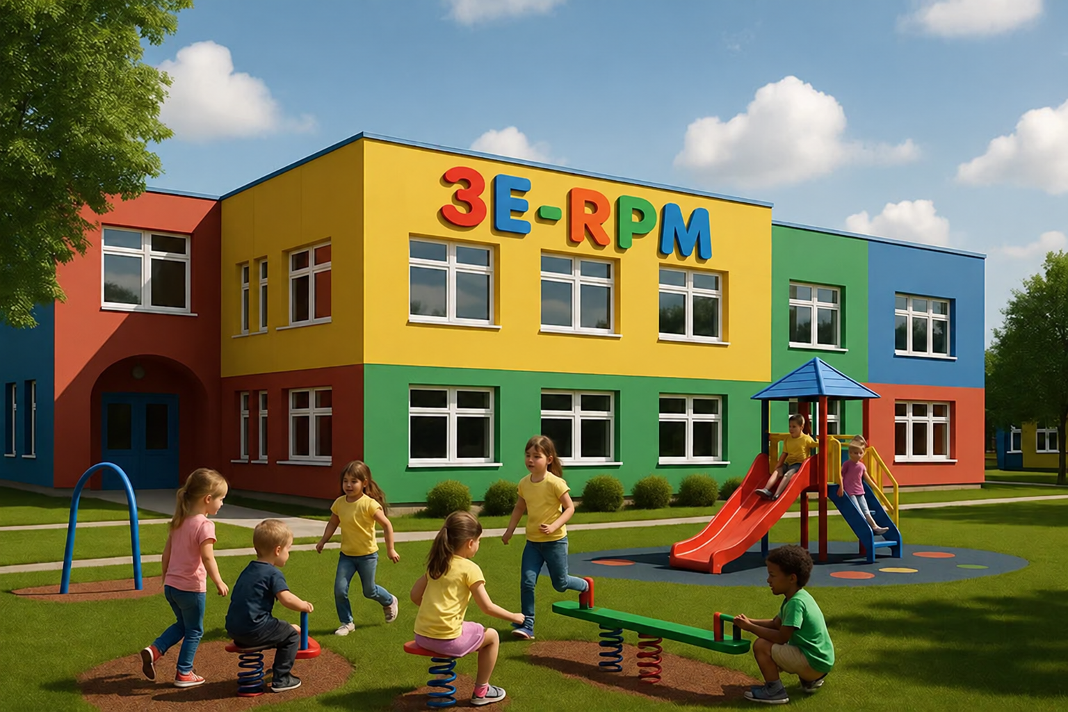 Colorful Kindergarten Playground 3E RPM